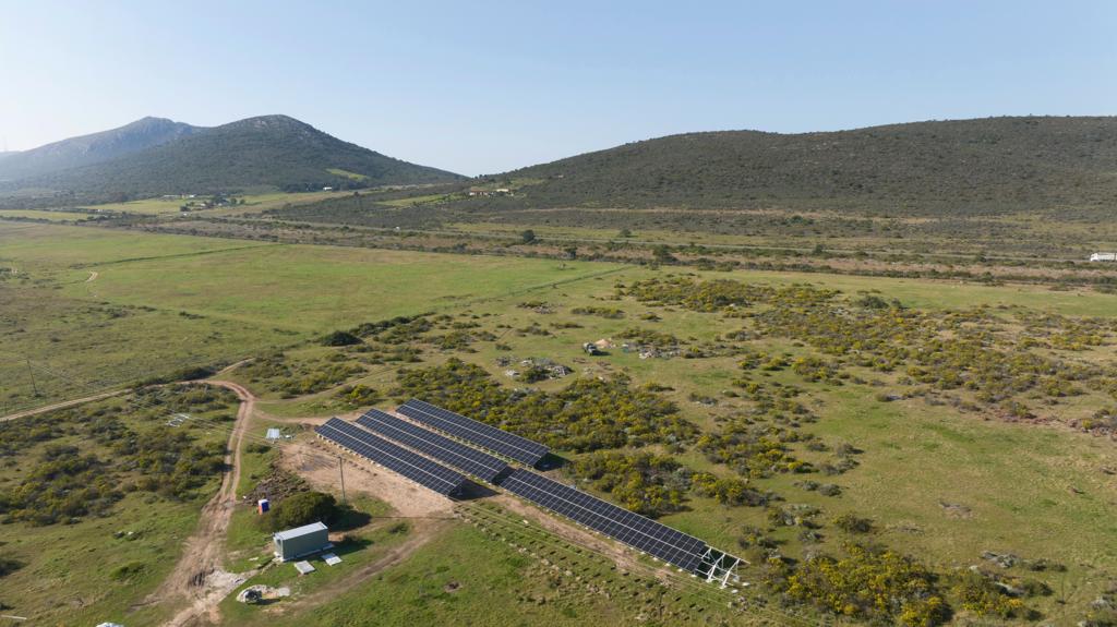 Commercial Solar Power Installation for the Inverroche Distillery in Still Bay