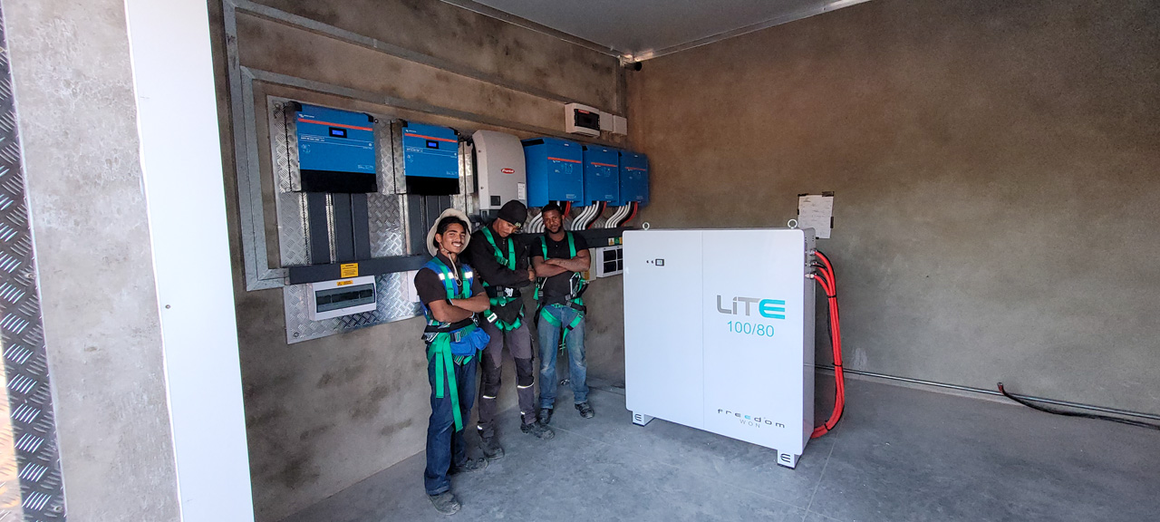 Wesland 45kVA off-grid solar system